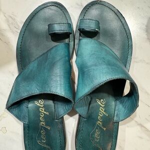 Free People Women's Teal Sandals